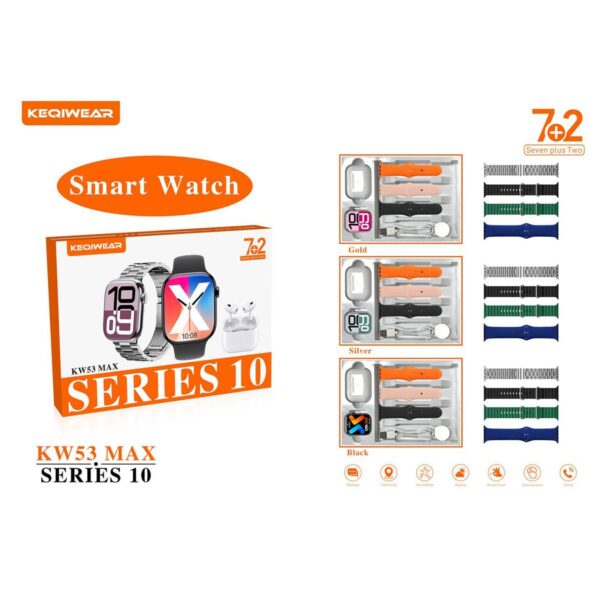ساعت هوشمند کیوکویر (KEQIWEAR) مدل KW 53 max - Image 2