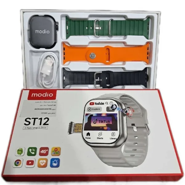 ساعت هوشمند سیم‌کارت‌خور مودیو (Modio) مدل ST12 - Image 4
