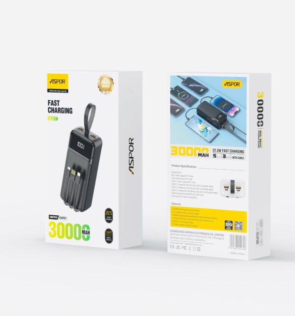 پاوربانک آسپور 30000 مدل A317