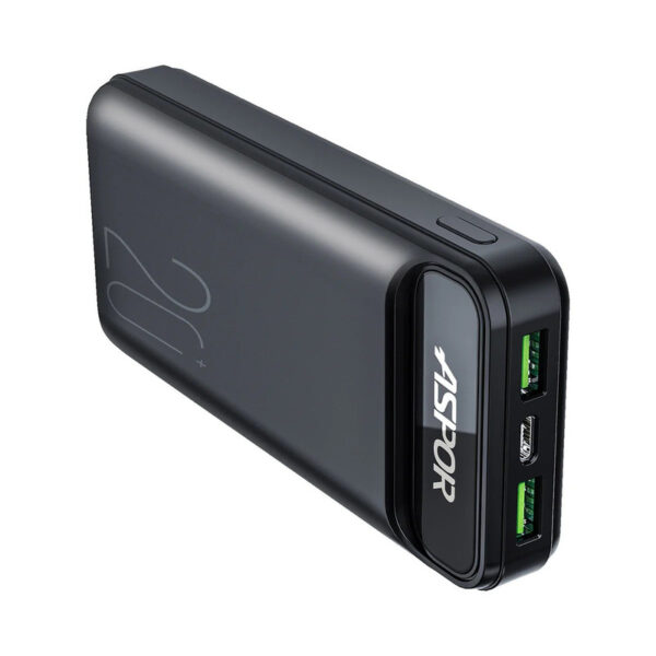 پاوربانک آسپور 20000 مدل A396 - Image 3