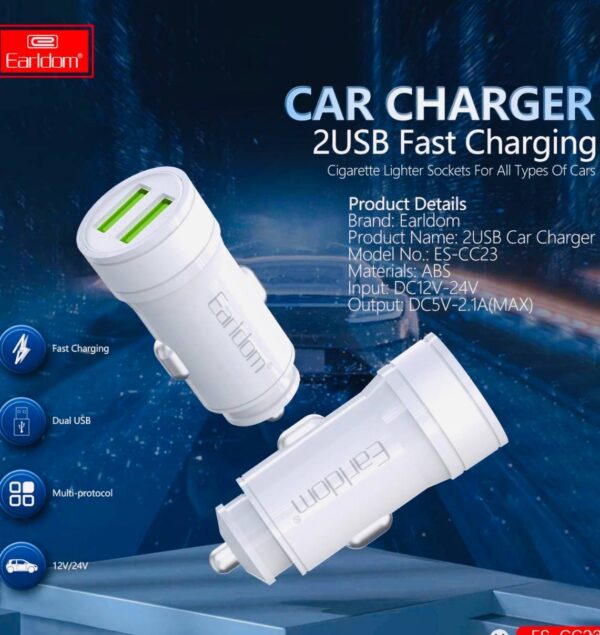 کله شارژر فندکی Earldom مدل CC23 - Image 2