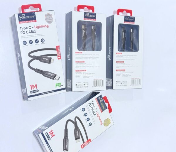 کابل Type‑C به لایتنینگ MPBLBERRI مدل BLB‑U331