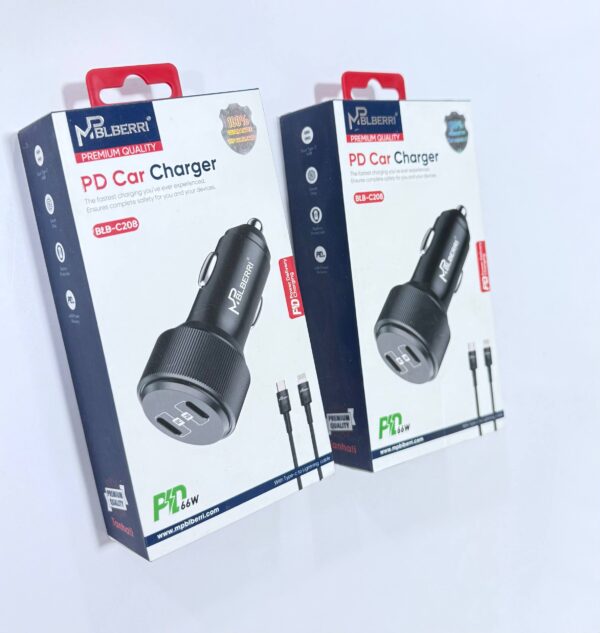 شارژر فندکی MPBLBERRI مدل BLBC208