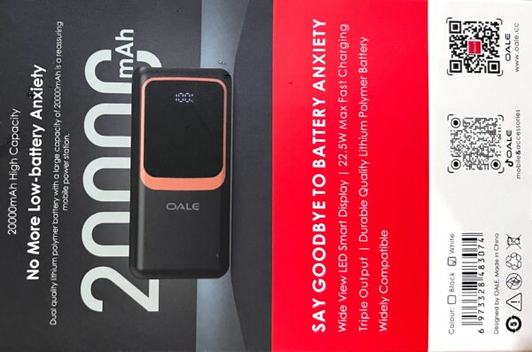 پاوربانک اوآلی 20000 (OALE) مدل iPower Q20000 - Image 3