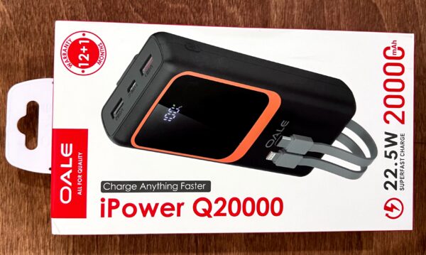 پاوربانک اوآلی 20000 (OALE) مدل iPower Q20000