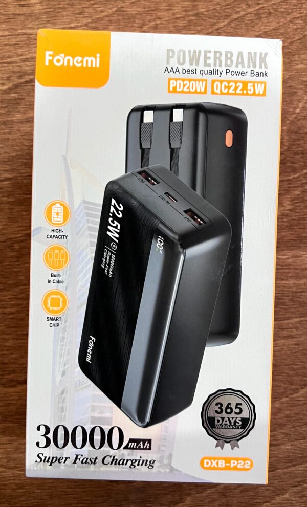 پاوربانک فونمی 30000 (Fonemi) مدل DXB-P22